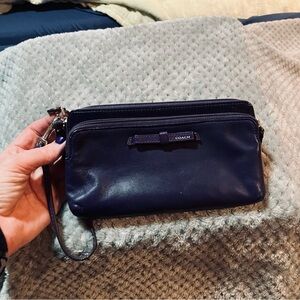 COACH Double Corner Zip Wristlet